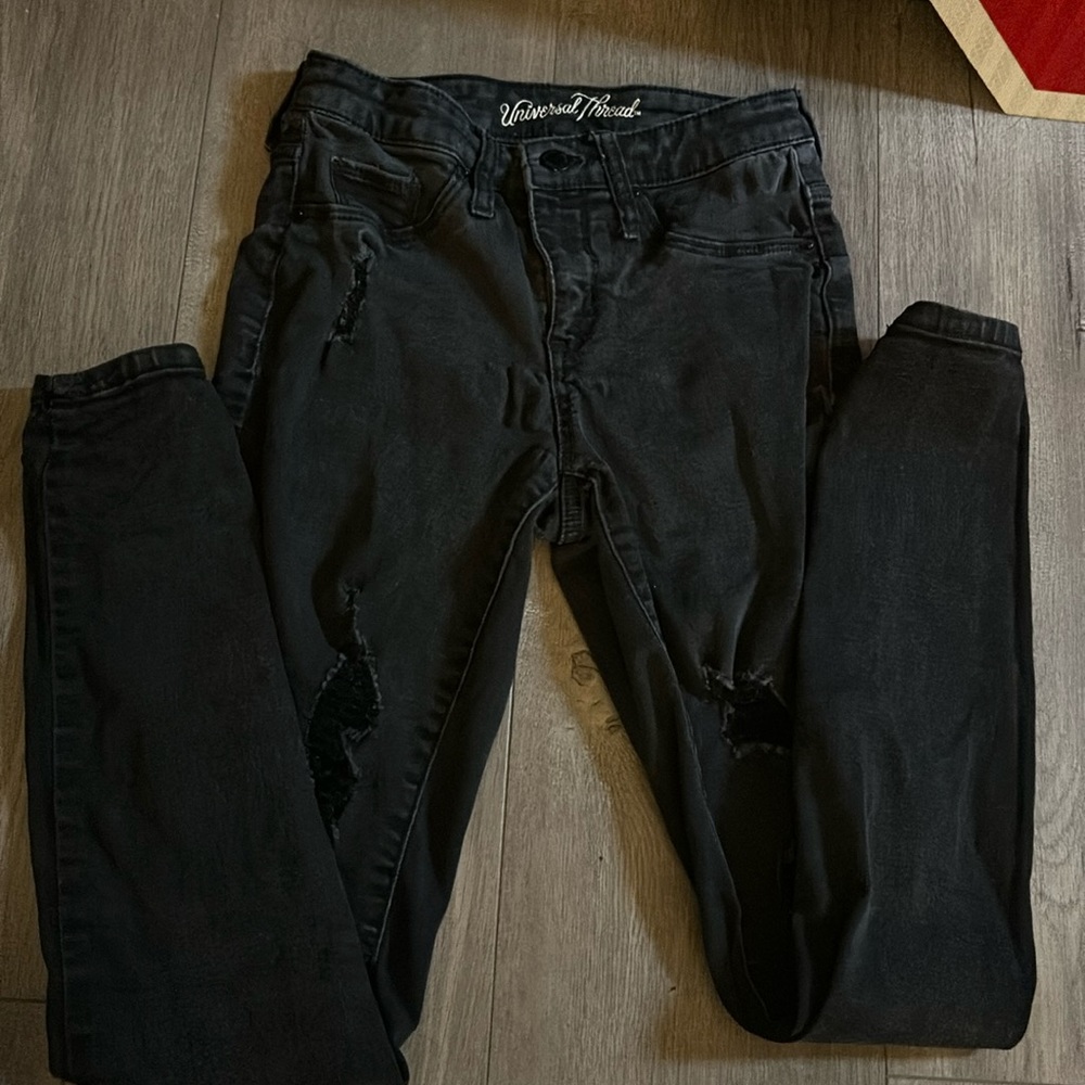Black Ripped Jeans